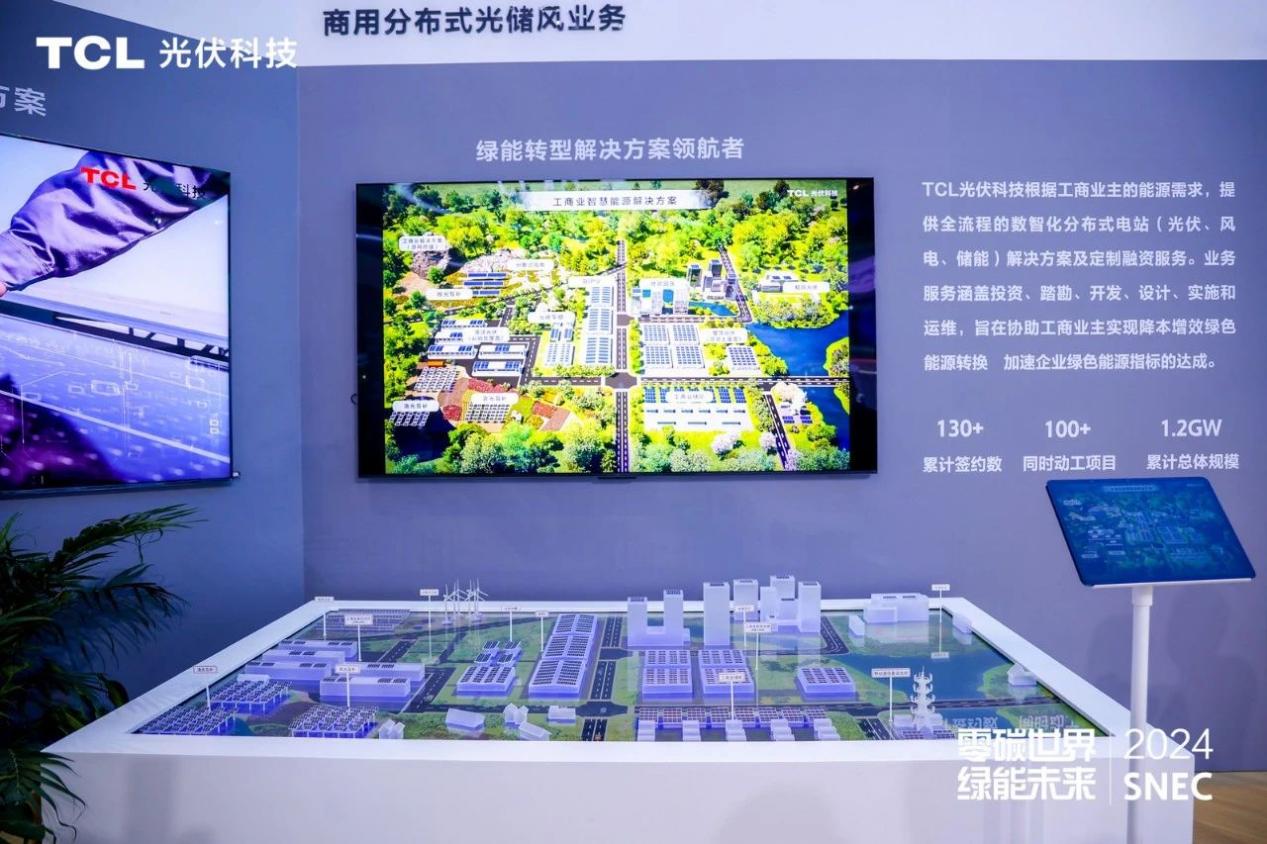 零碳世界绿能未来TCL光伏科技携四大业务亮相SNEC2024(图7)