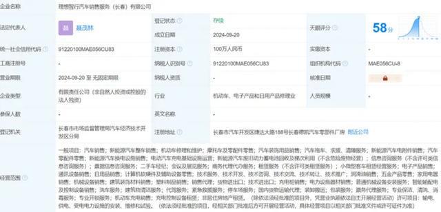 理想汽车新成立销售服务公司2024年8月交付数据增长显著