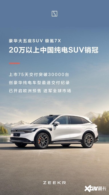 极氪拿下中国豪华纯电品牌销冠2024完美收官(图4)