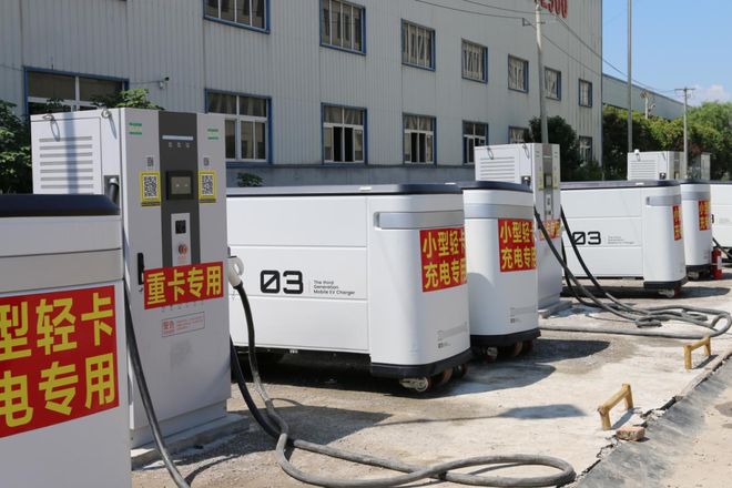 肥东首座新能源重卡充电站投运