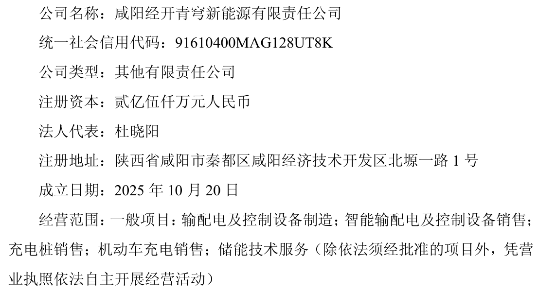 已完成工商注册登记！绿能慧充与地方国资成立合资公司最新进展