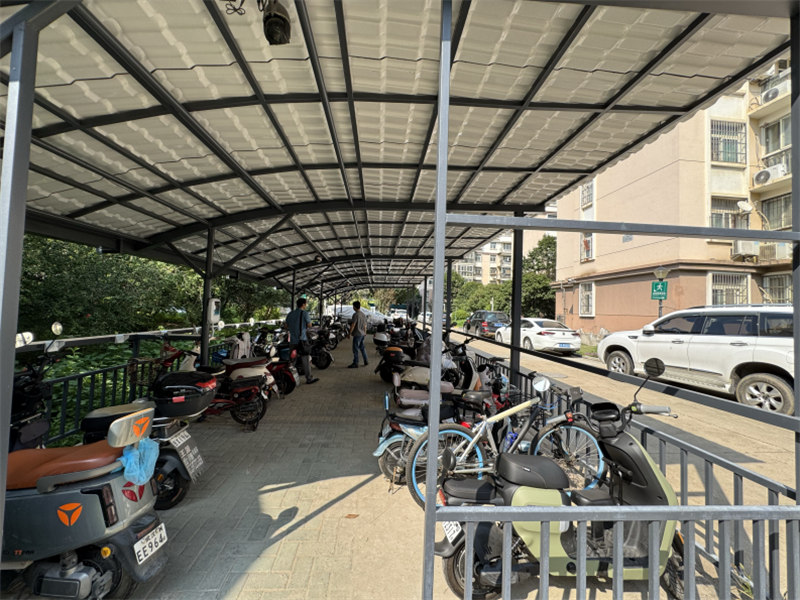 共建聚力惠民生智慧车棚焕新颜(图3)